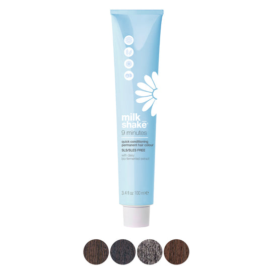 milk_shake 9-minutes permanent color - chocolate shades