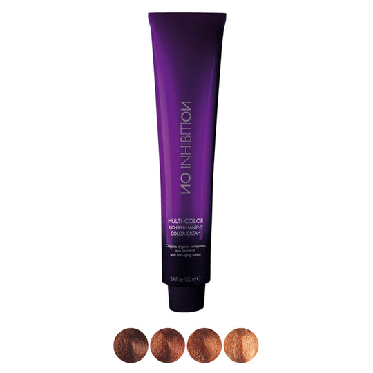 no inhibition multicolor - golden copper shades