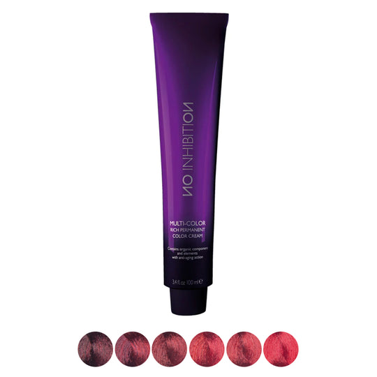 no inhibition multicolor - red shades