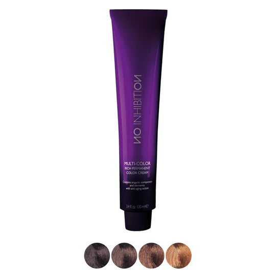 no inhibition multicolor - warm chocolate shades