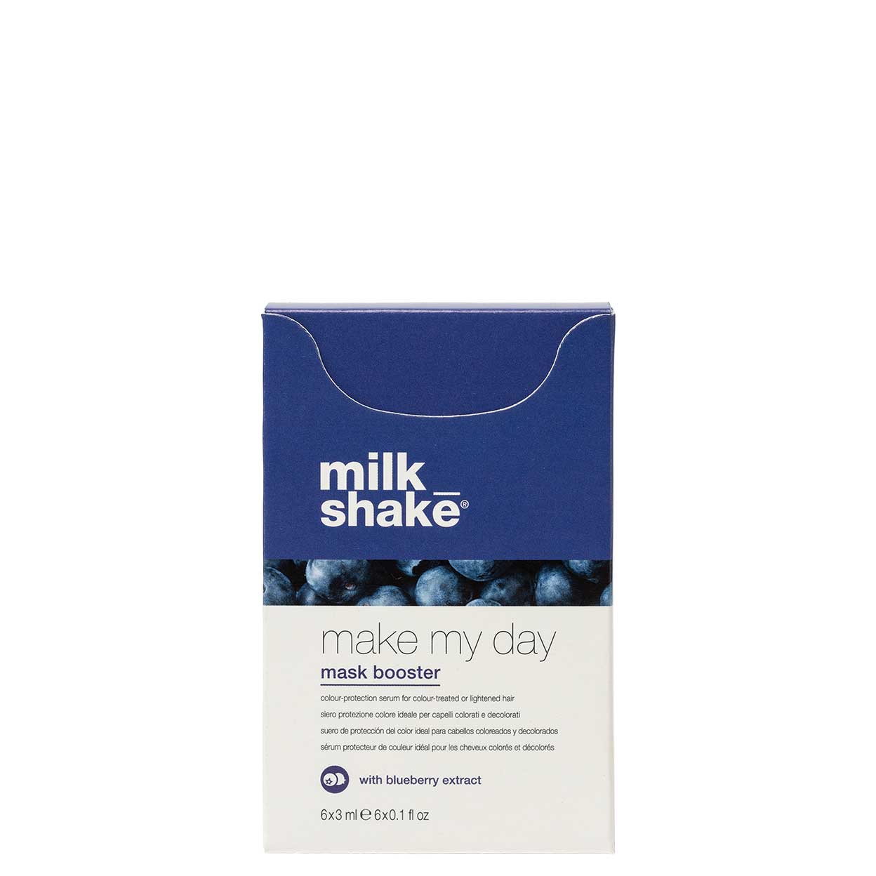 Milk Shake МЕЙК МАЙ ДЕЙ Сироватка зволожуюча з екстрактом чорниці для фарбованого волосся 3мл№6 — 3 мл