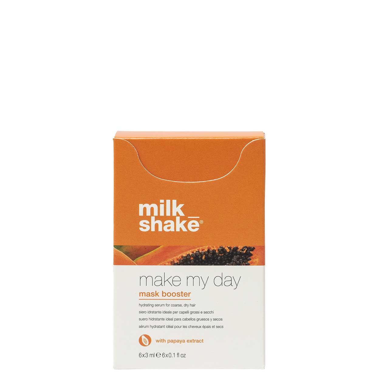 Milk Shake МЕЙК МАЙ ДЕЙ Сироватка зволожуюча з екстрактом папайї для жорсткого та сухого волосся 3мл№6 — 3 мл